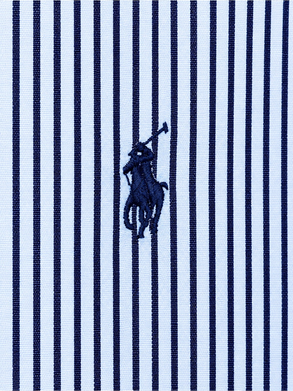 Polo Ralph Lauren Slim Fit Button-Down Dress Shirt Men’s 16 34/35 Blue White Str